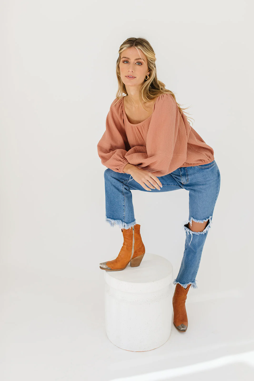 frame top // faded coral - Image 19