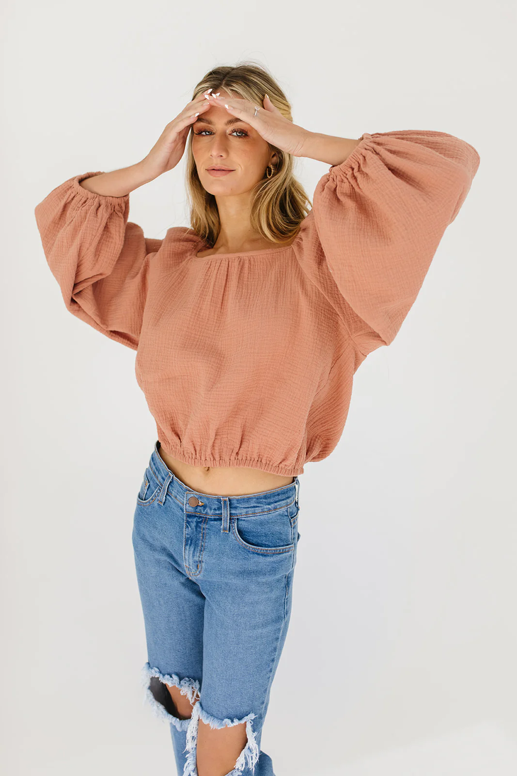 frame top // faded coral - Image 6