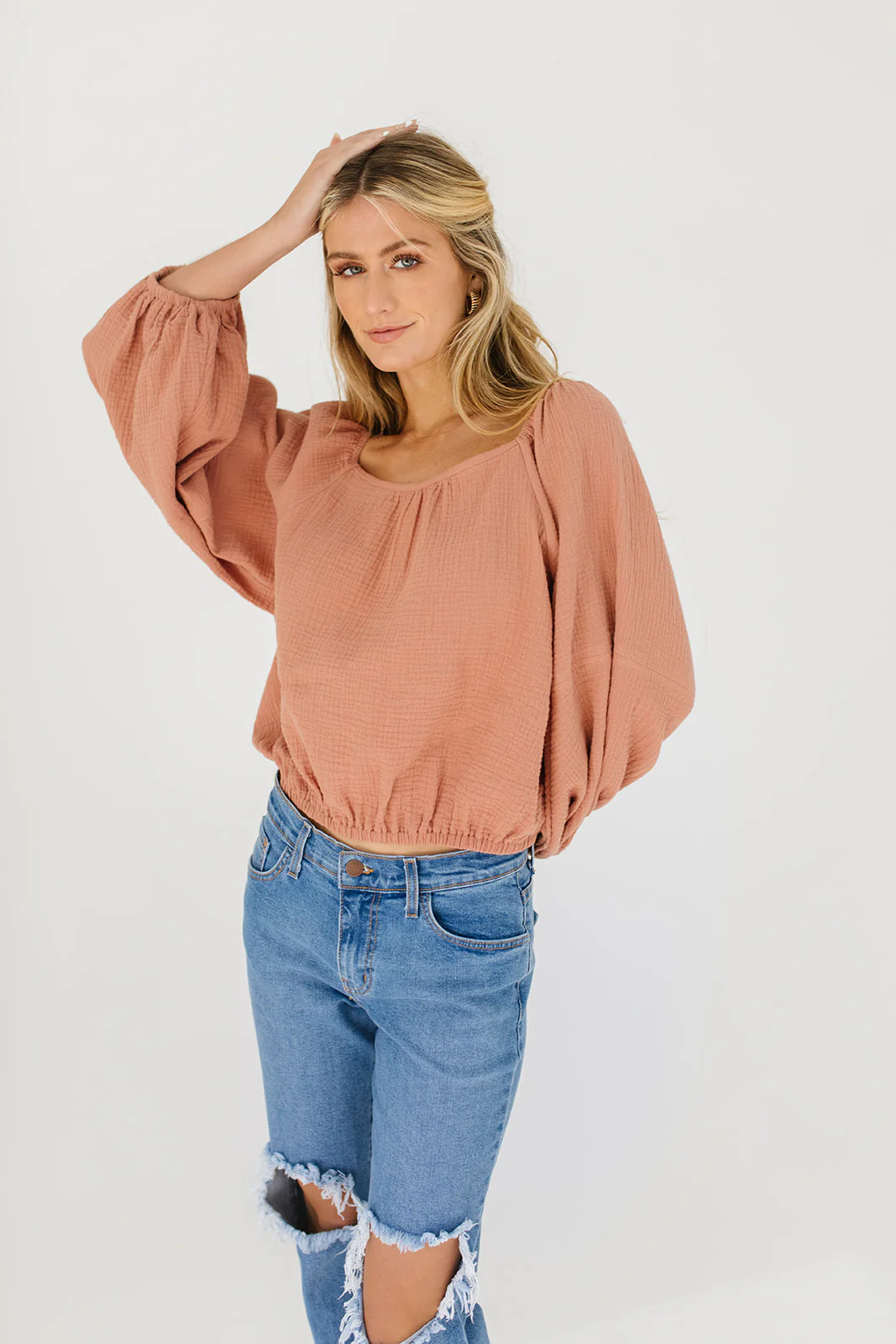 frame top // faded coral - Image 7