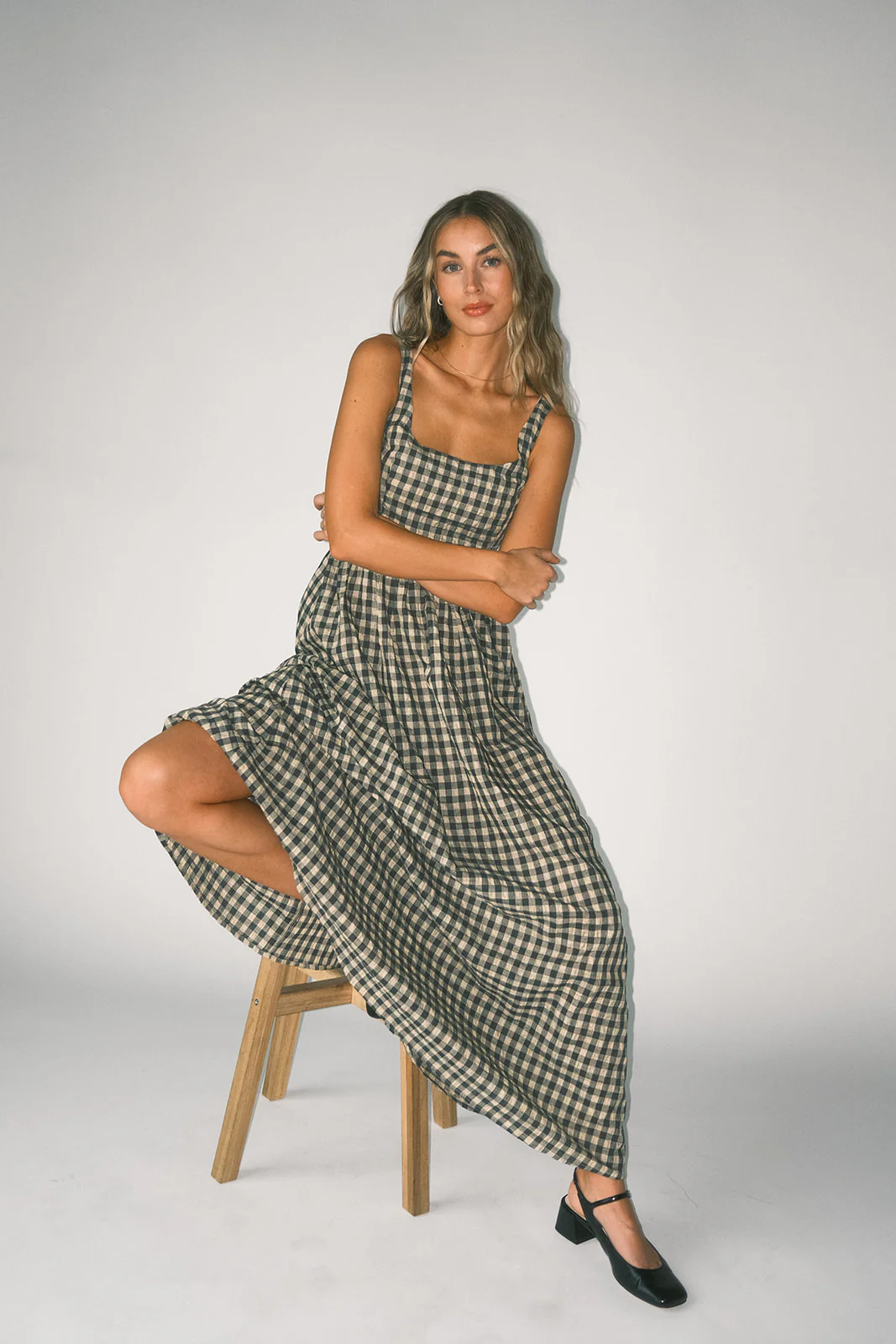 frida gingham maxi dress *restocked* - Image 27