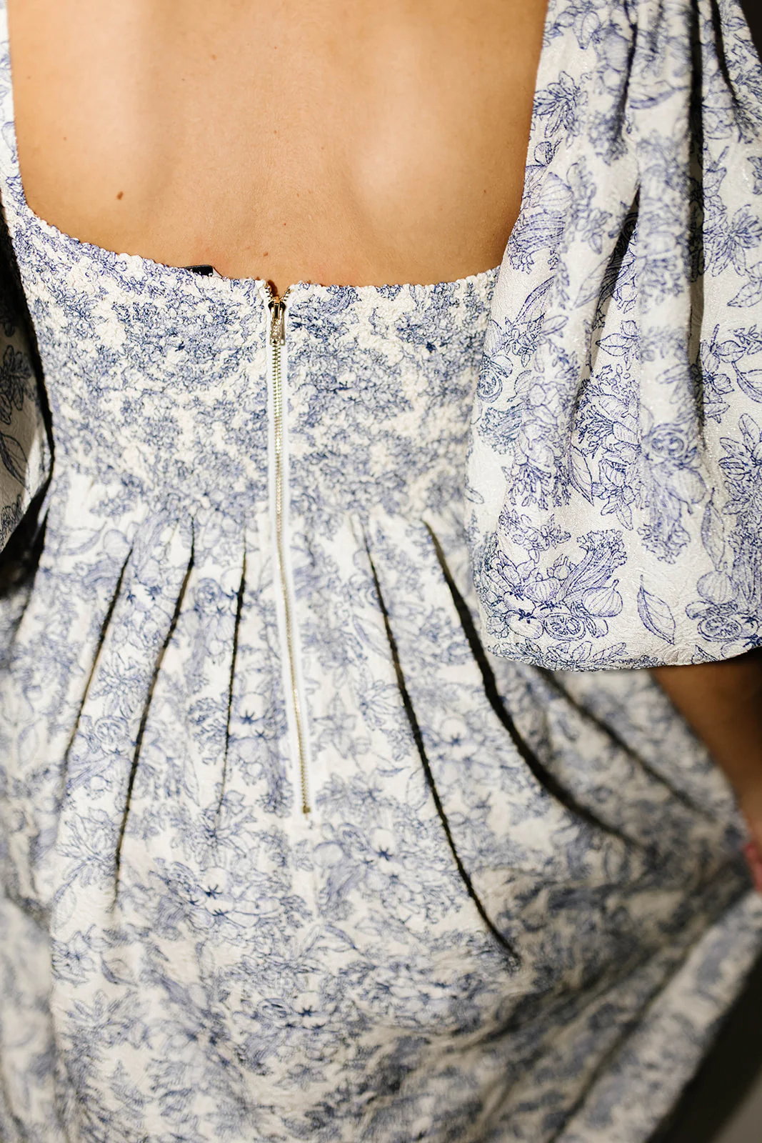 gala midi dress // blue fruit floral *zoco exclusive* - Image 31