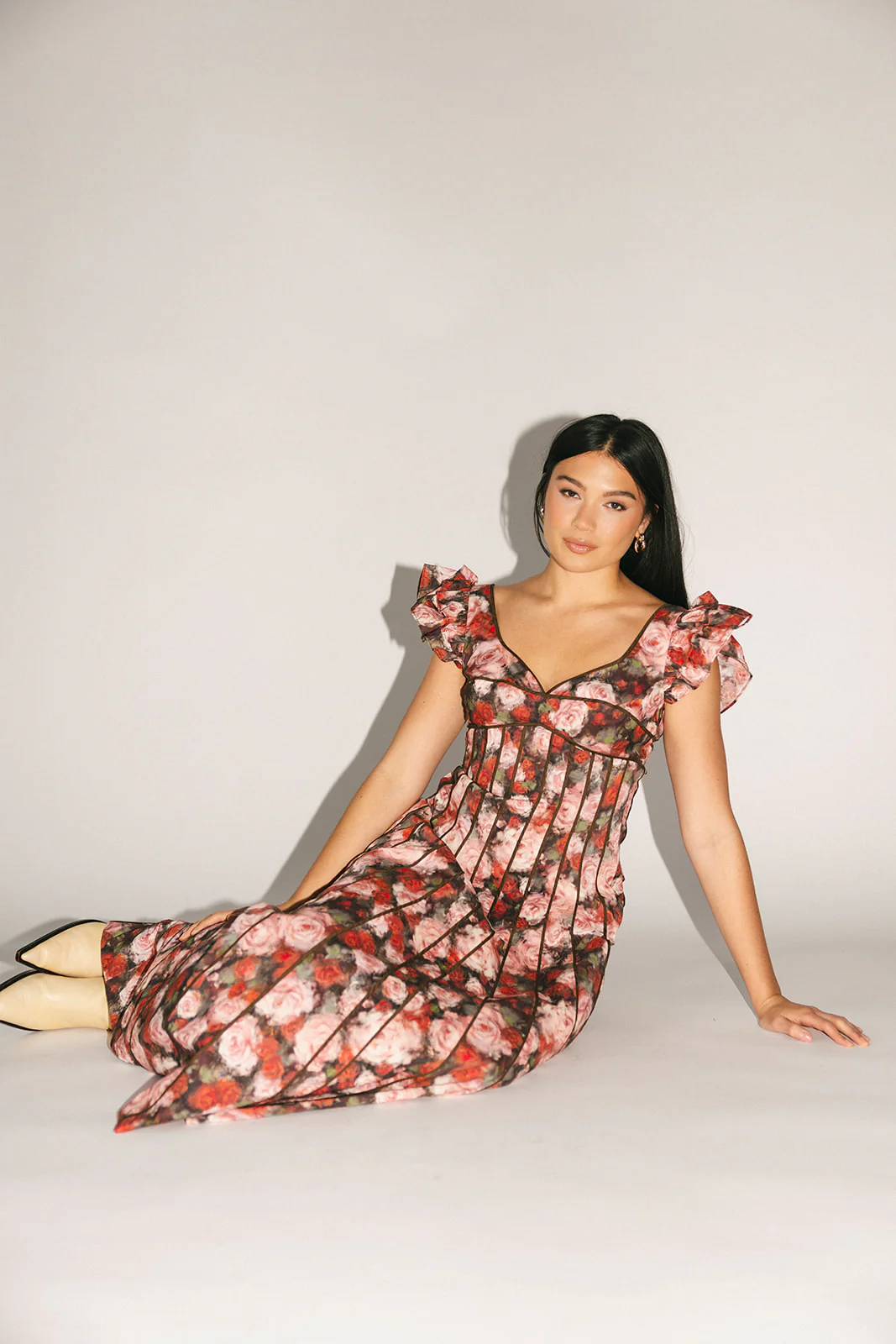 go getter midi dress // wine *zoco exclusive* - Image 8