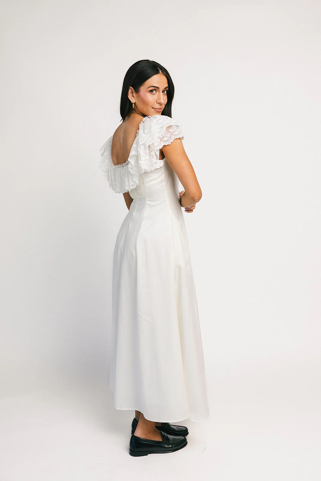 goldie midi dress // white * zoco exclusive* - Image 14