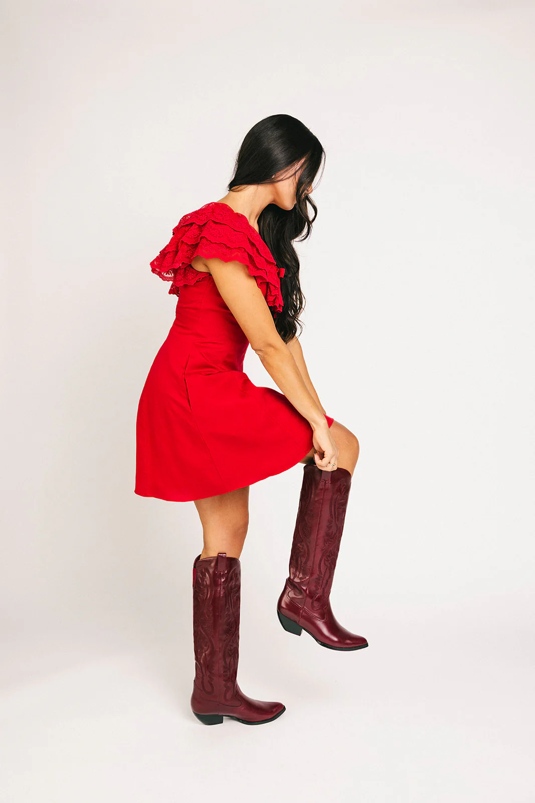 goldie mini dress // red *zoco exclusive* - Image 5