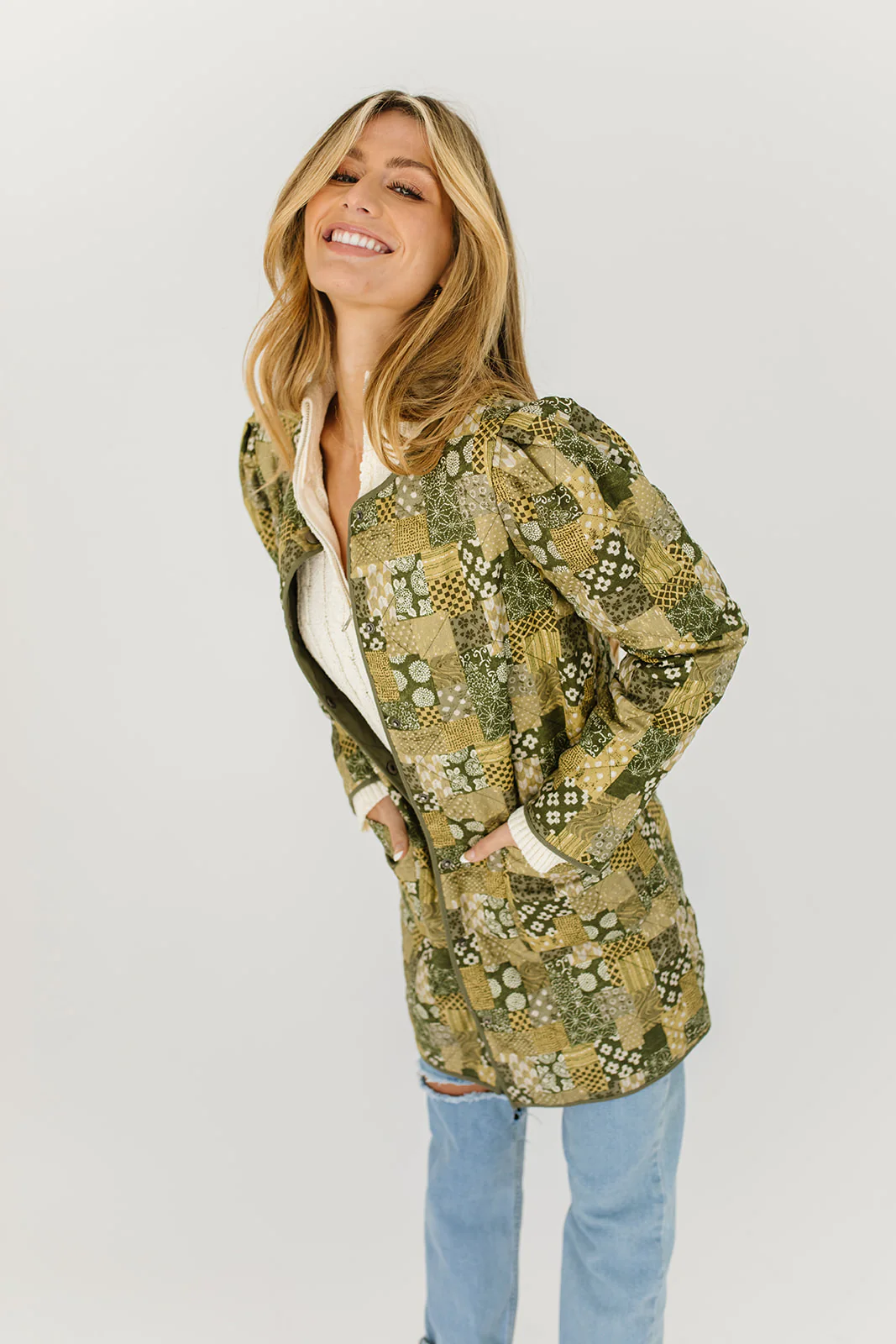 good karma printed jacket - Image 12