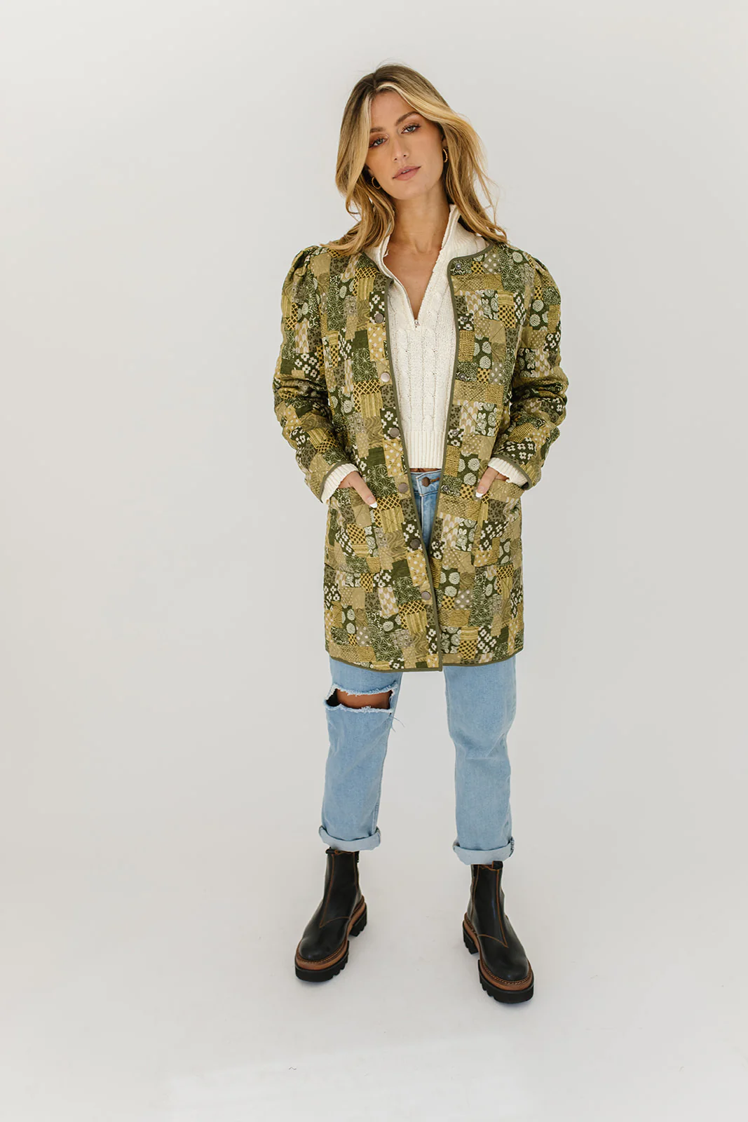 good karma printed jacket - Image 15