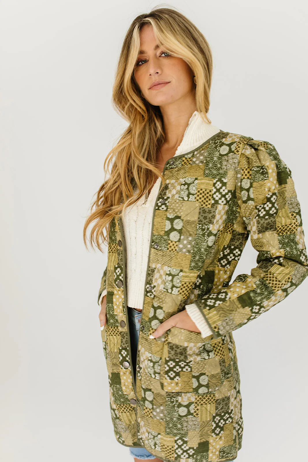 good karma printed jacket - Image 5