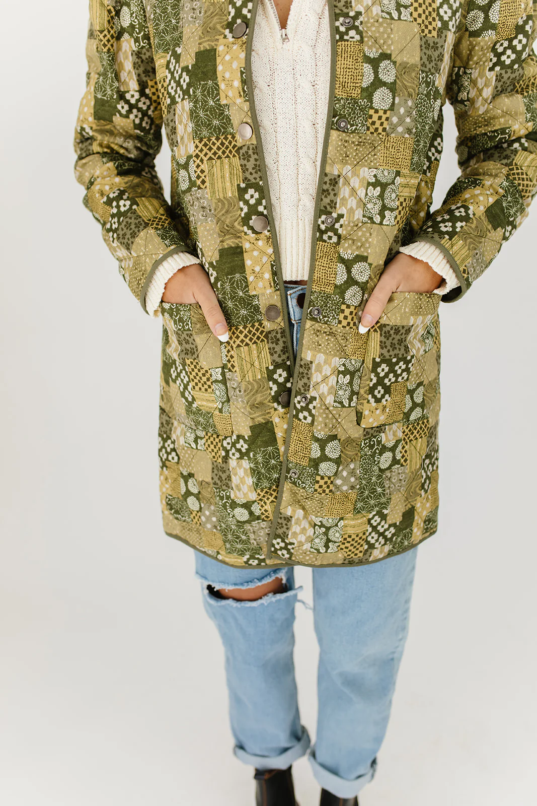 good karma printed jacket - Image 6