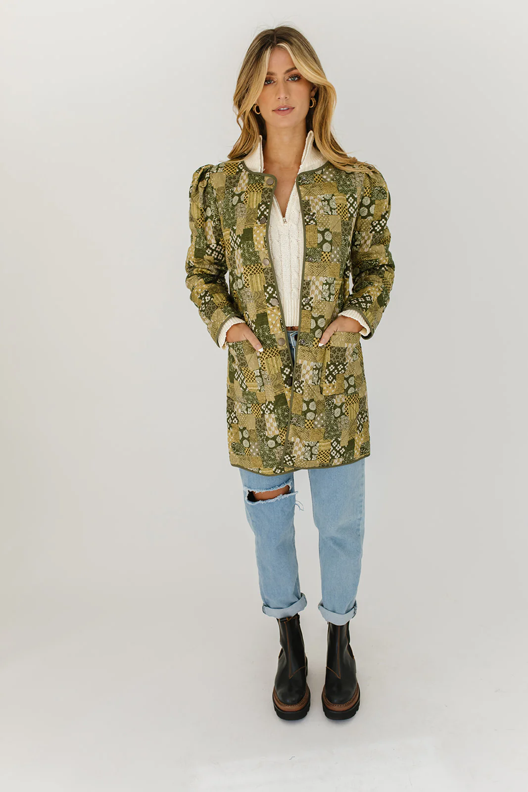 good karma printed jacket - Image 7