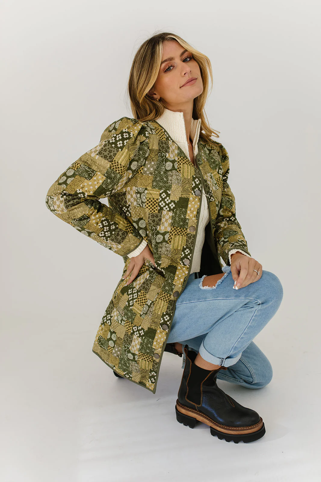 good karma printed jacket - Image 9
