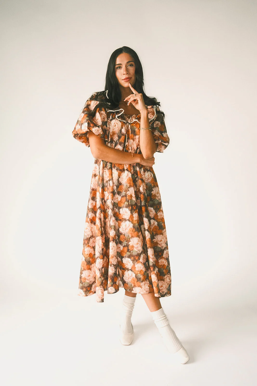 good luck puff sleeve dress // cocoa bloom *zoco exclusive* - Image 21