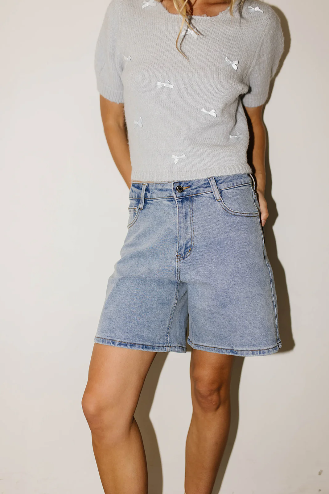 gravity denim shorts - Image 3
