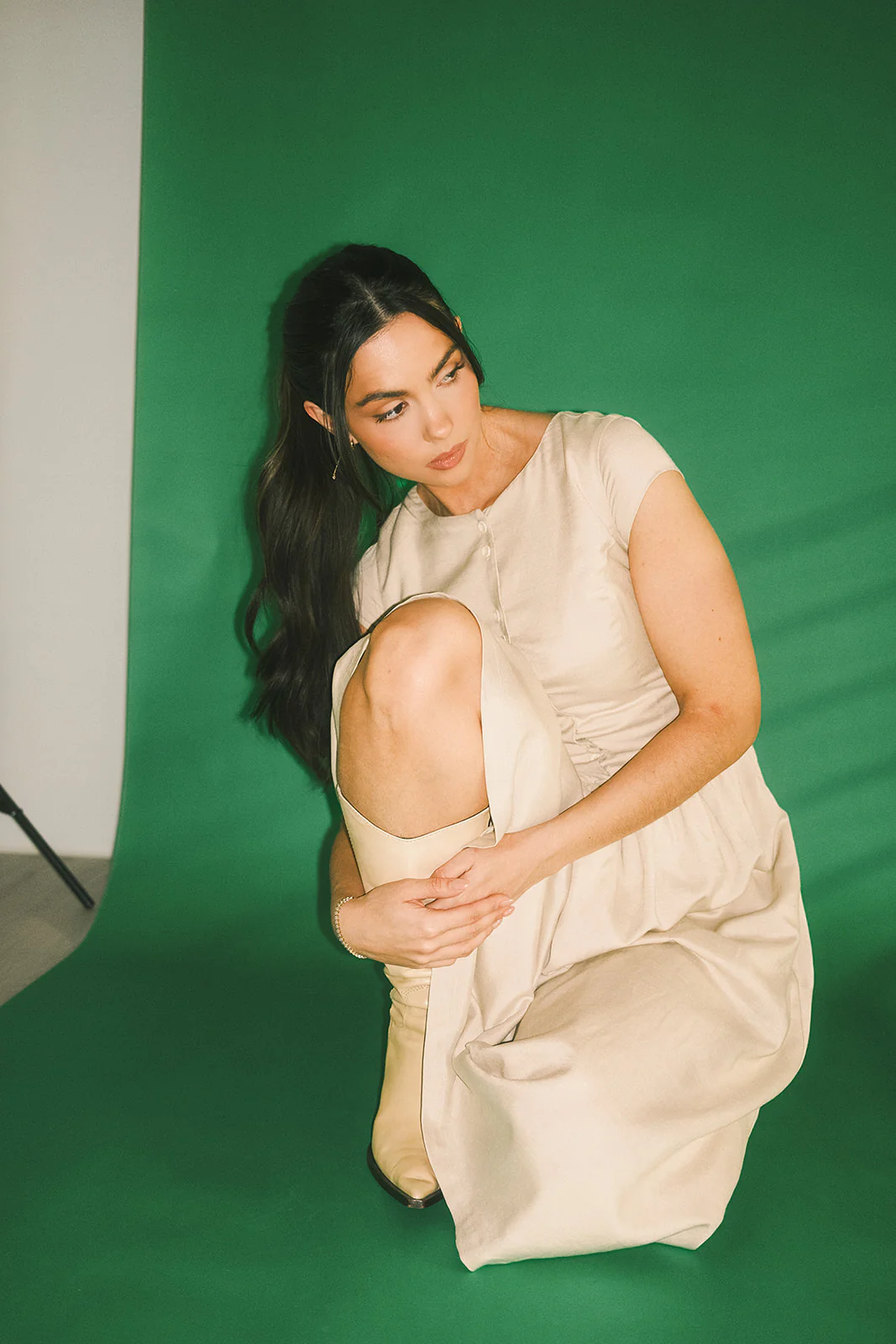 heirloom button midi dress // natural *zoco exclusive* - Image 17