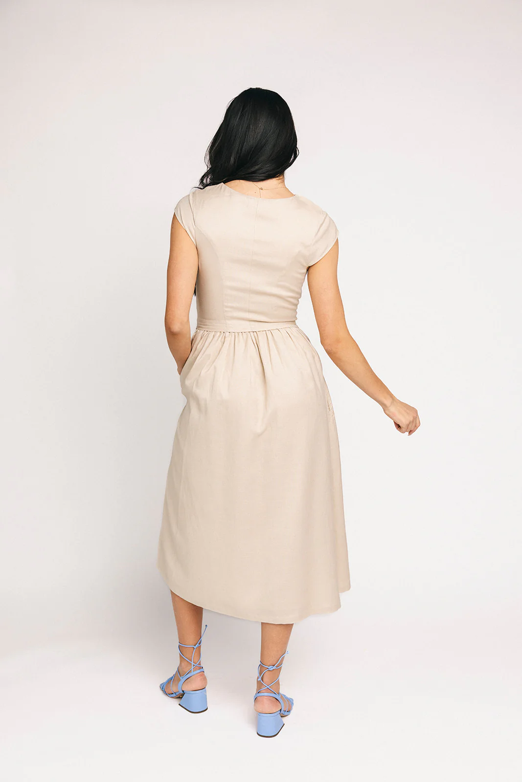 heirloom button midi dress // natural *zoco exclusive* - Image 28