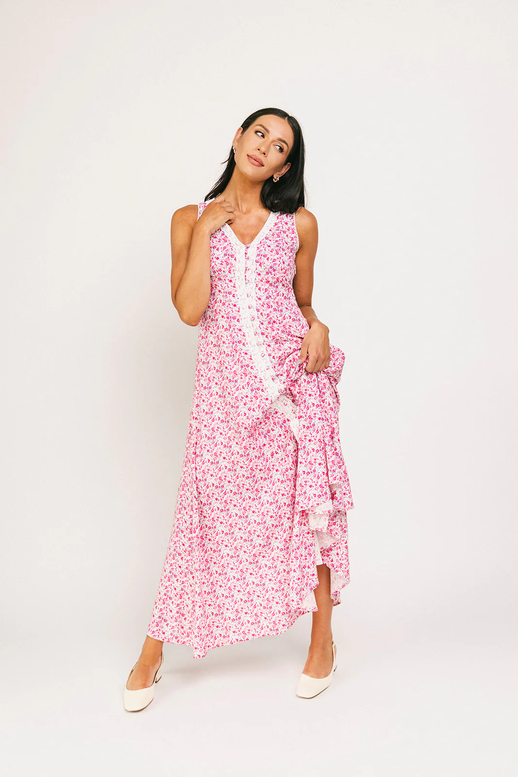 honey floral dress // pink *zoco exclusive* - Image 3