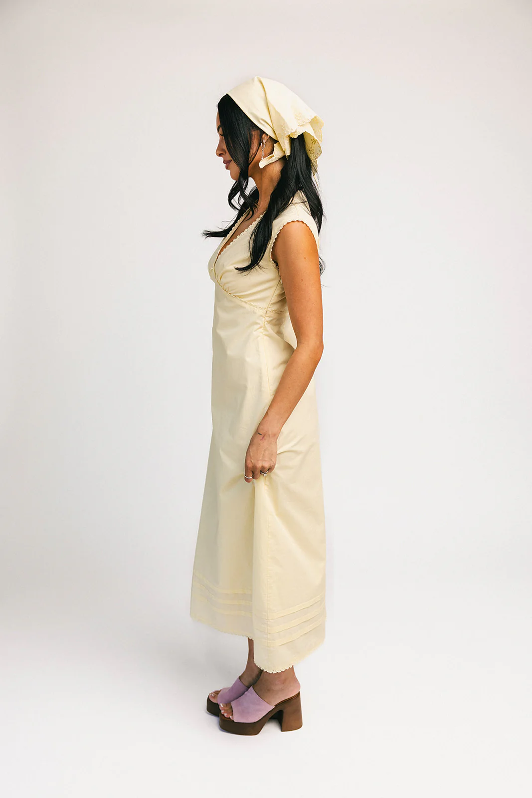 i got you babe midi dress // butter yellow *zoco exclusive* - Image 25