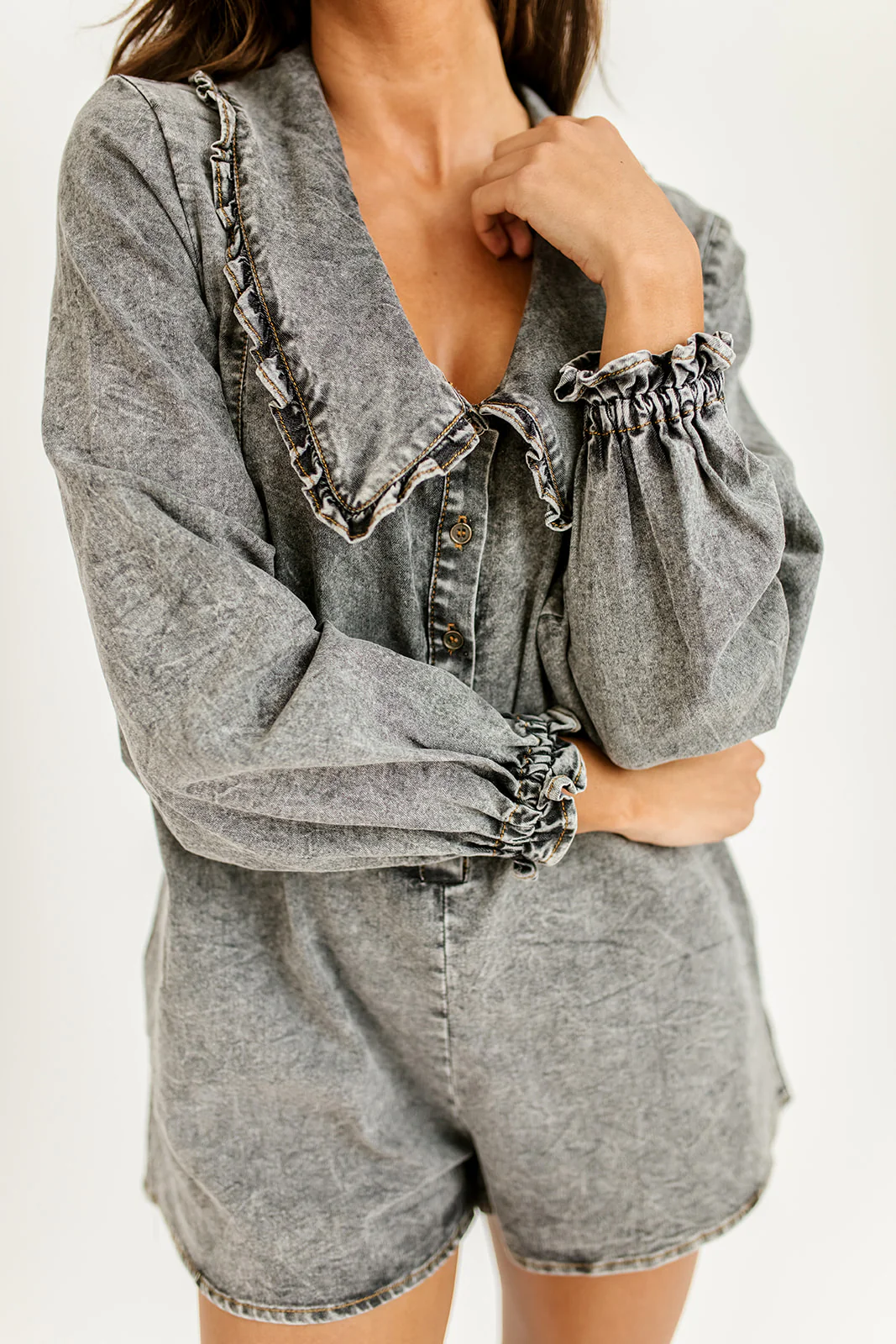 lennon collared romper - Image 8