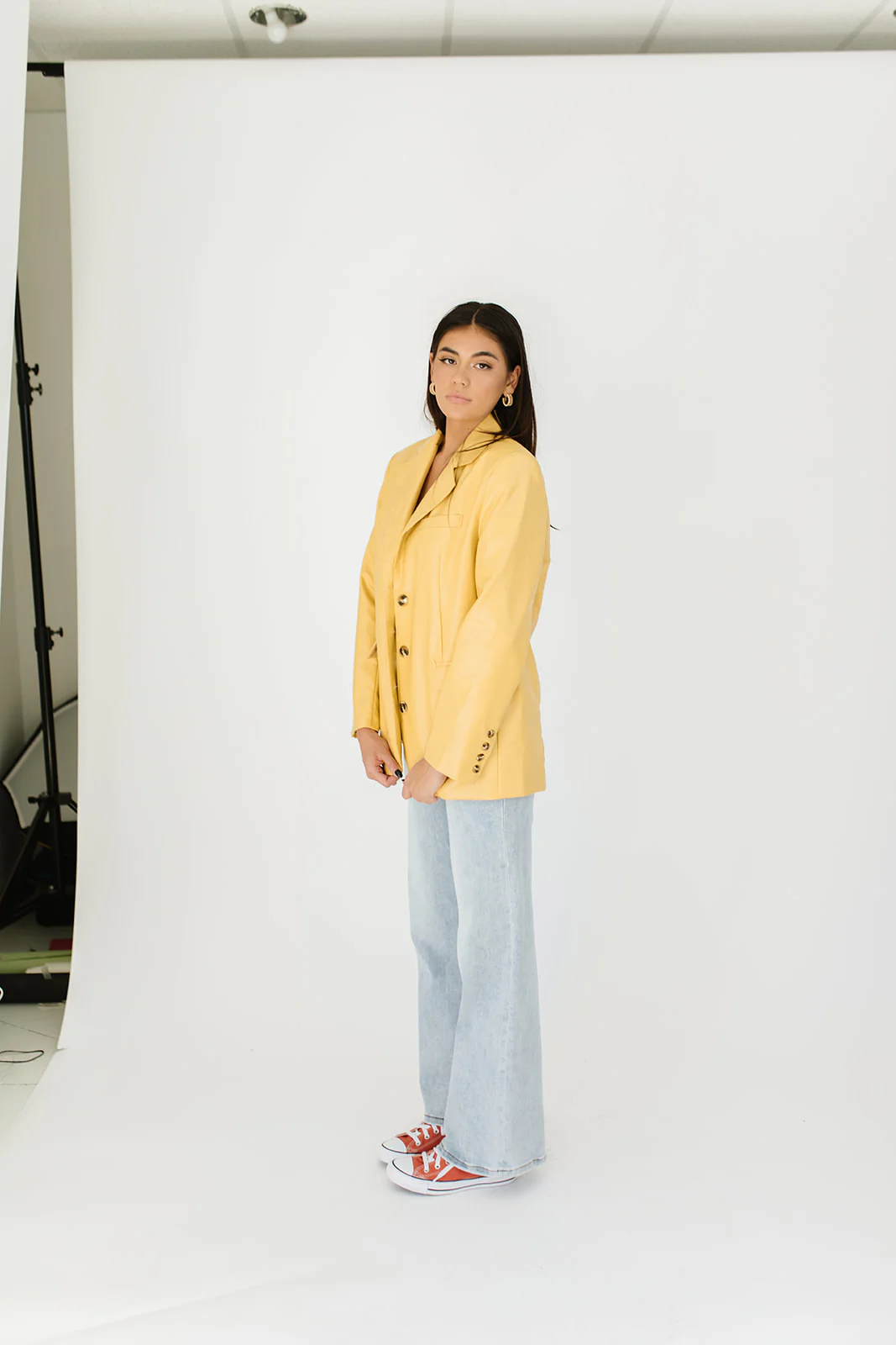 lights out faux leather blazer - Image 12