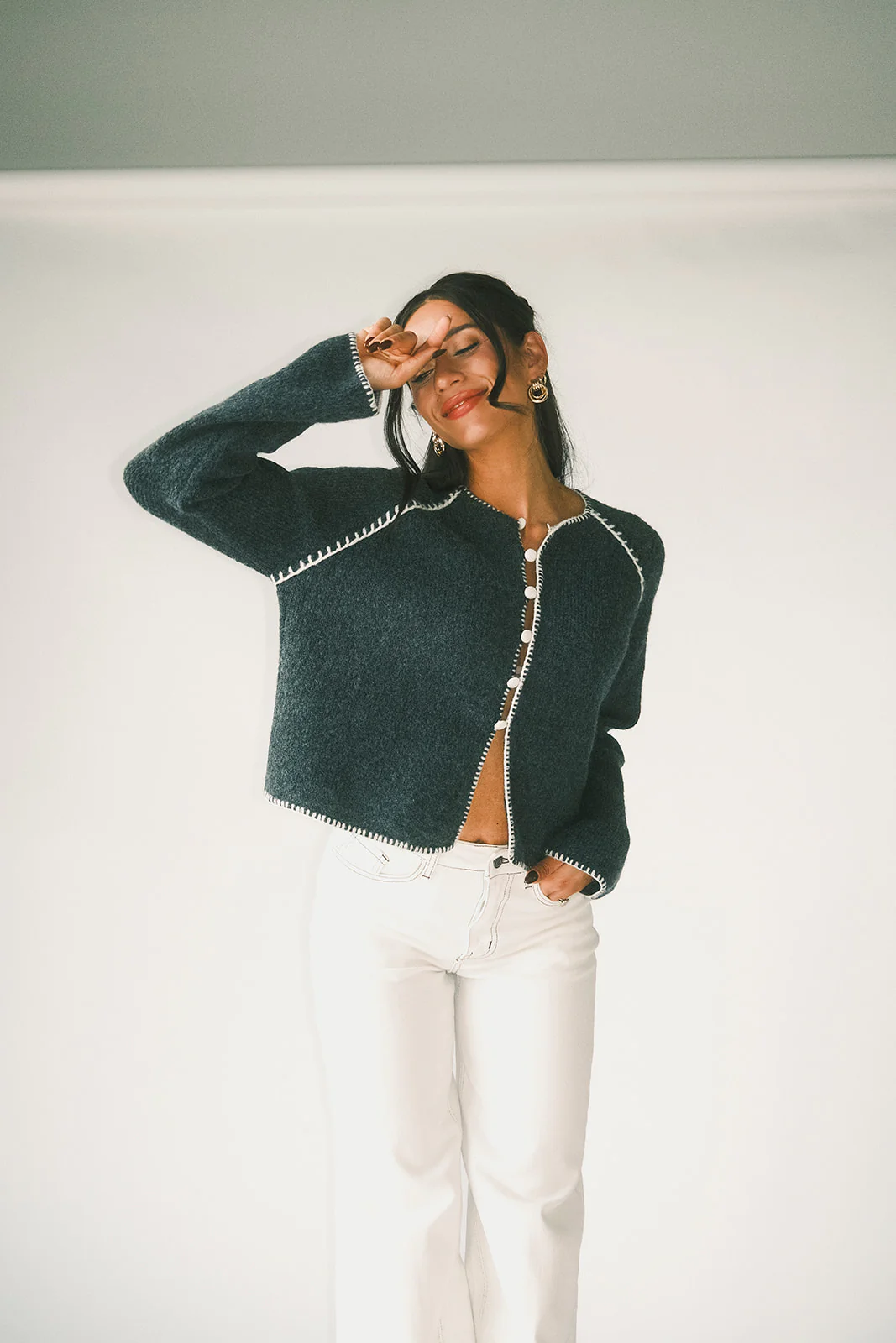 liv cardigan // grey *zoco exclusive* - Image 11