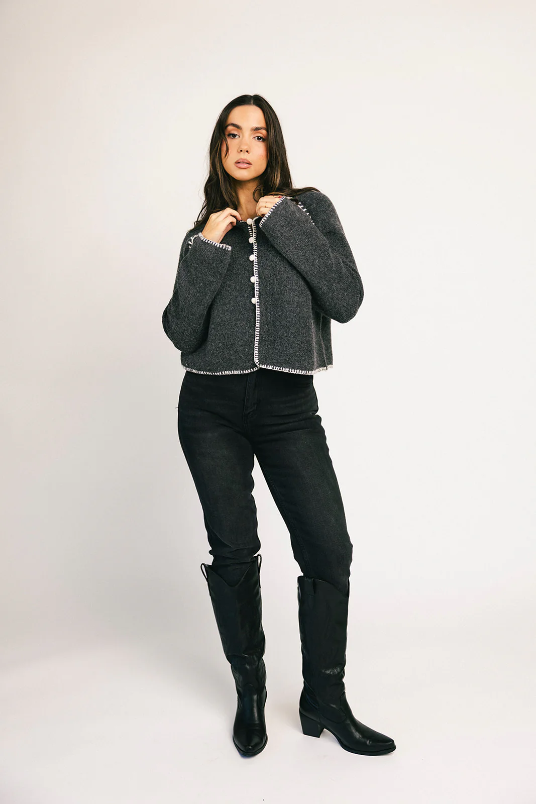 liv cardigan // grey *zoco exclusive* - Image 12