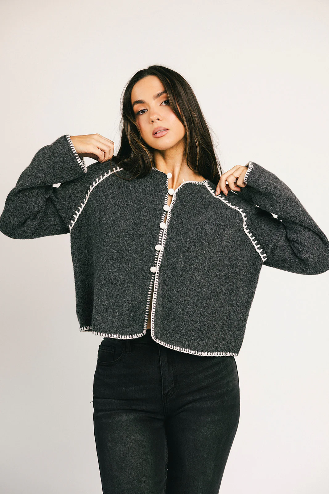 liv cardigan // grey *zoco exclusive* - Image 14