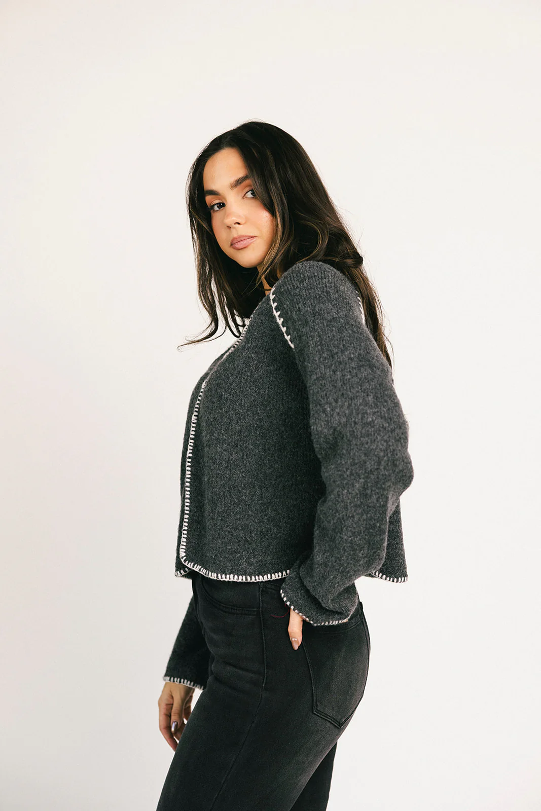 liv cardigan // grey *zoco exclusive* - Image 15