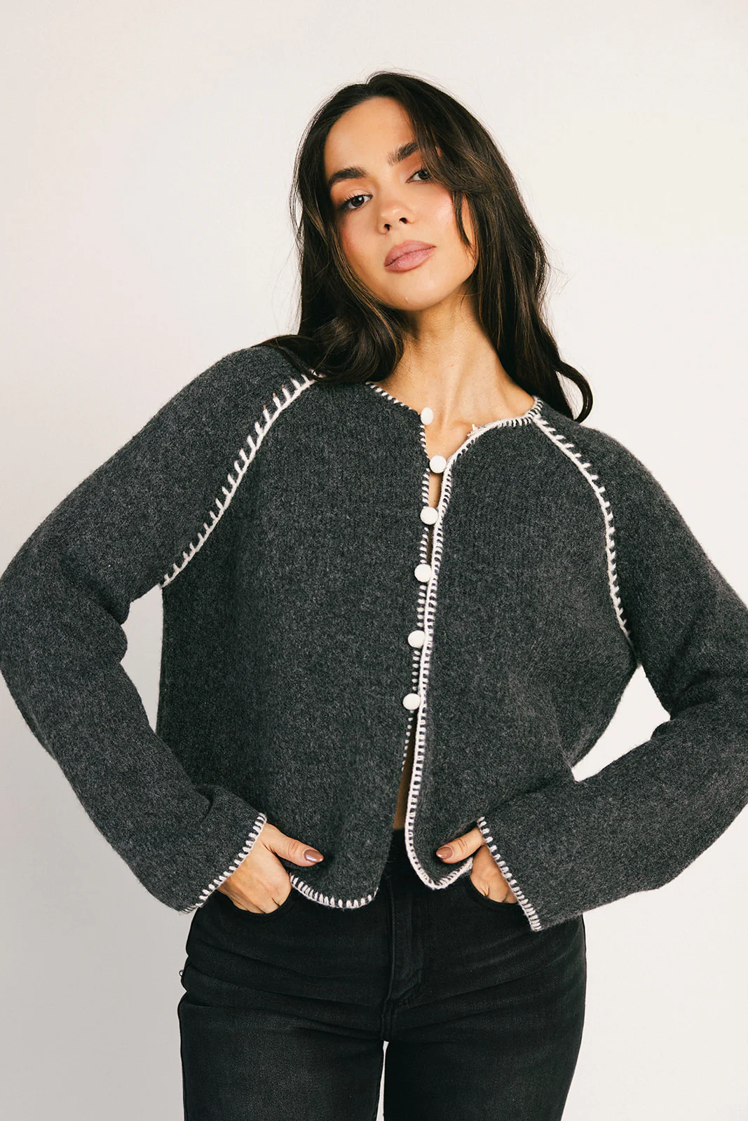 liv cardigan // grey *zoco exclusive* - Image 16