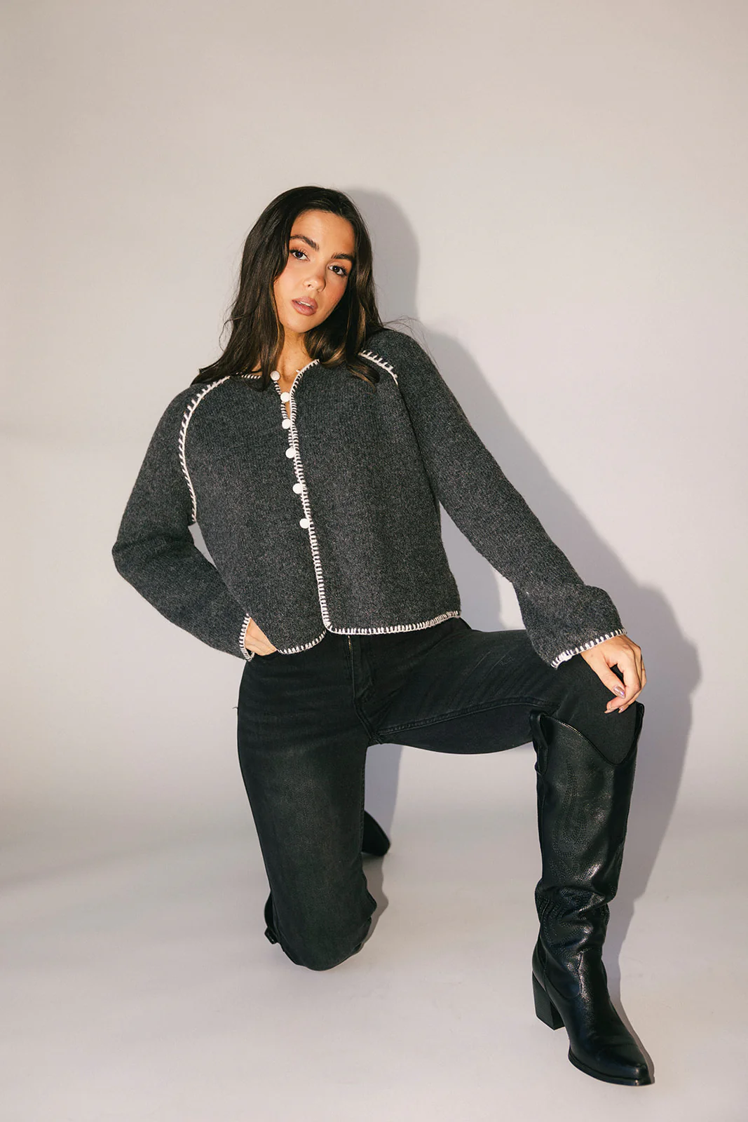 liv cardigan // grey *zoco exclusive* - Image 18