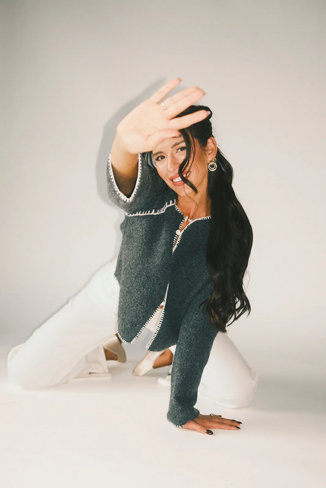 liv cardigan // grey *zoco exclusive* - Image 8