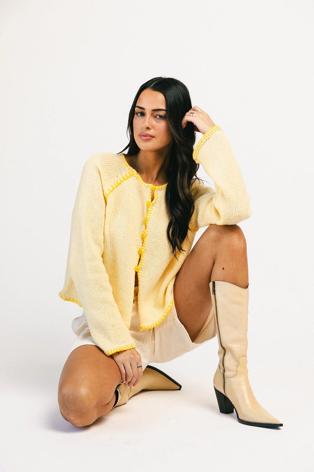 liv cardigan // yellow *zoco exclusive* - Image 13