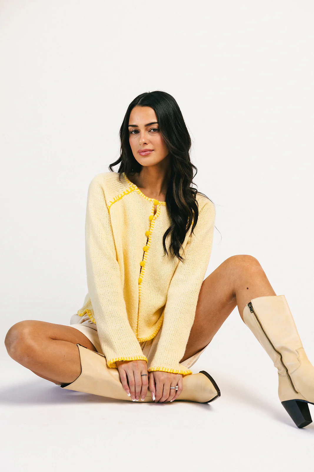 liv cardigan // yellow *zoco exclusive* - Image 14