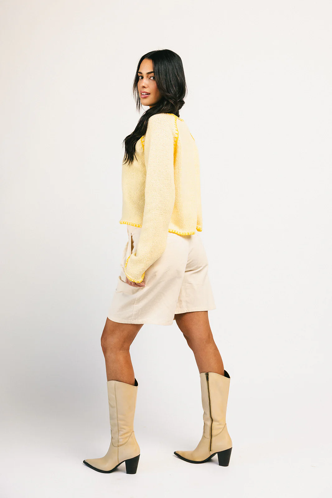 liv cardigan // yellow *zoco exclusive* - Image 6