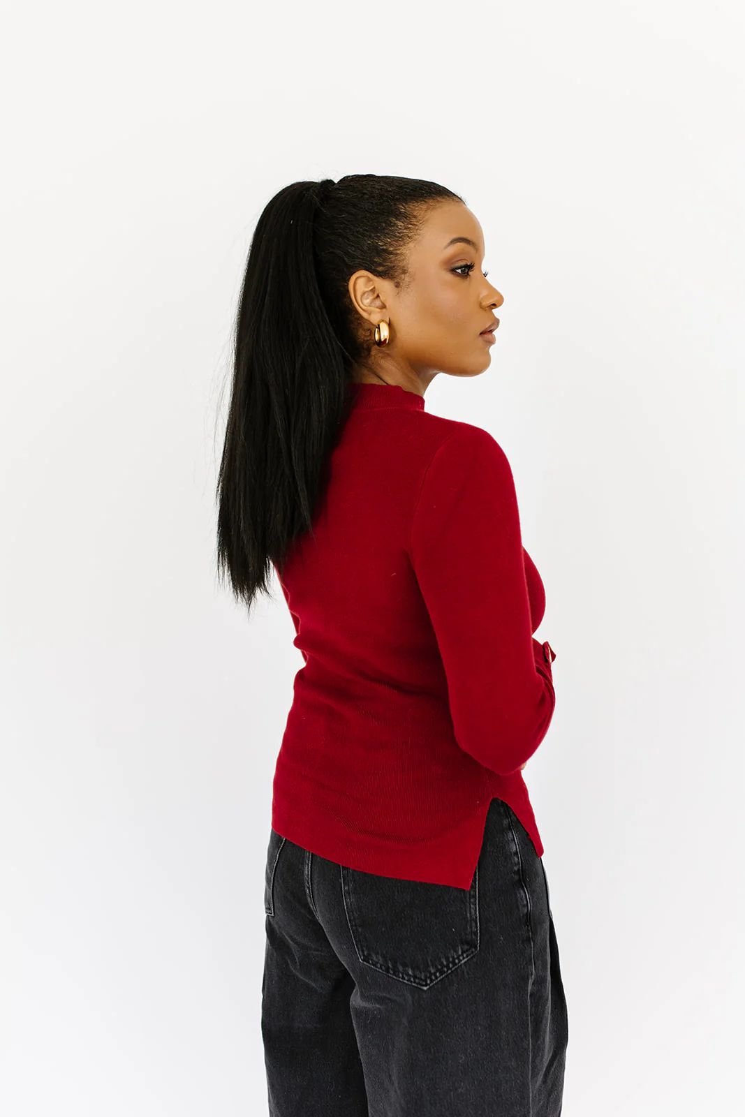 live forever mock neck top - Image 7