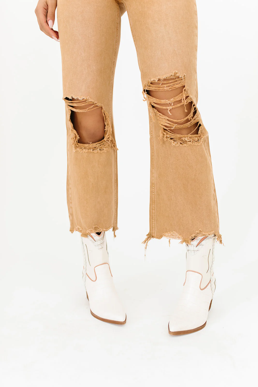 loral booties in ivory leather // dolce vita - Image 3