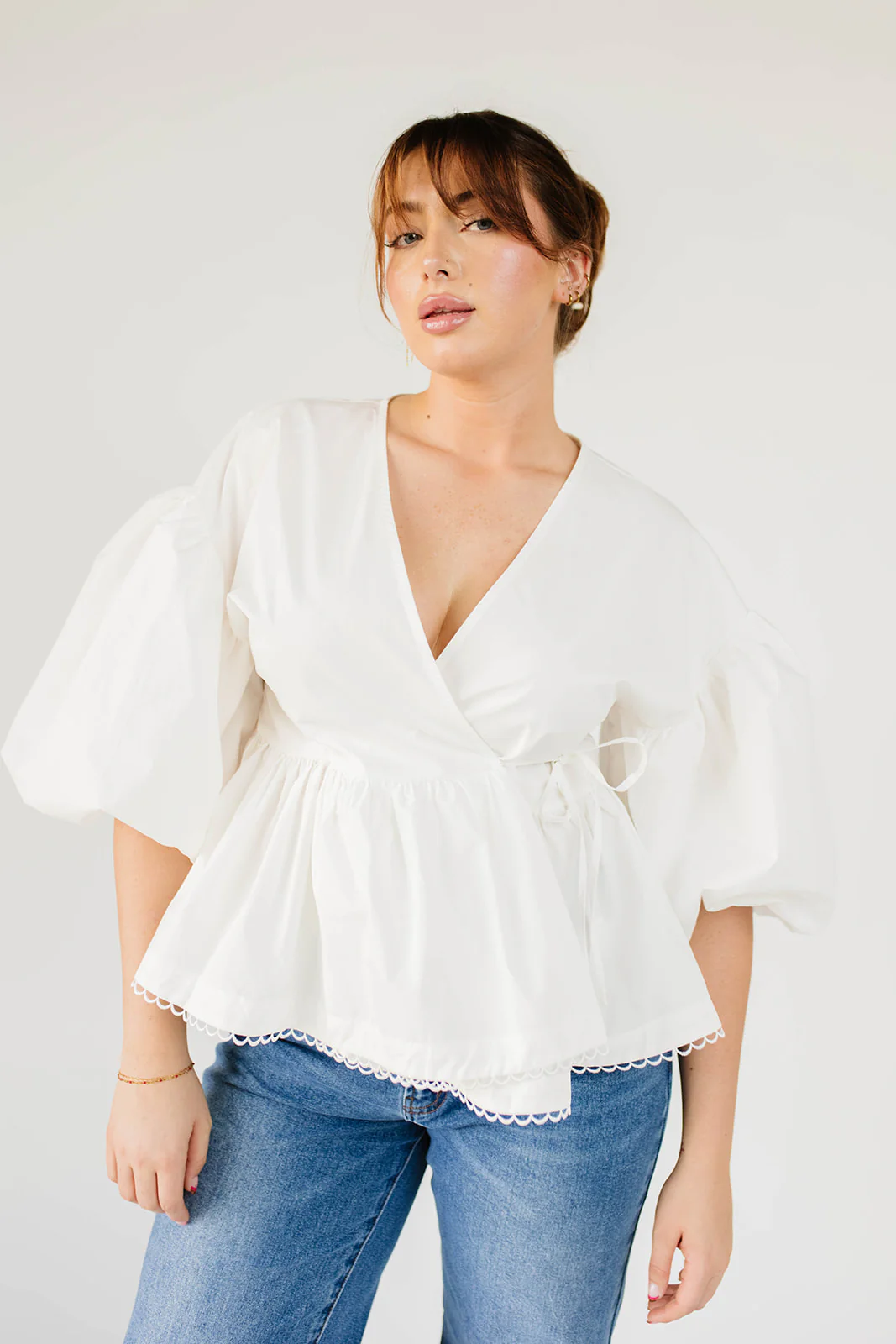 love you more wrap top // white *zoco exclusive* - Image 17