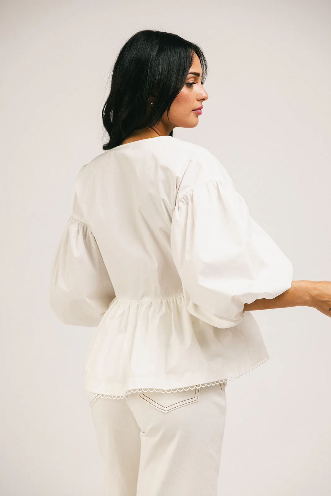 love you more wrap top // white *zoco exclusive* - Image 8