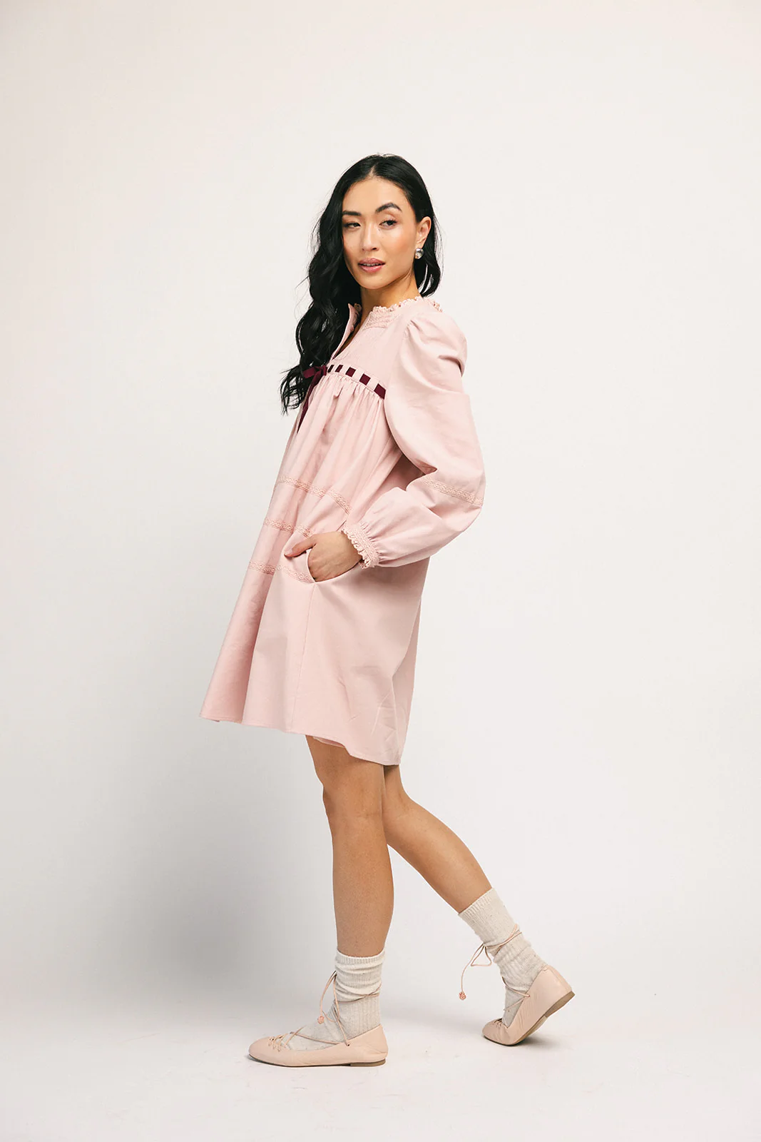 lucy mini dress // pink *zoco exclusive* - Image 4