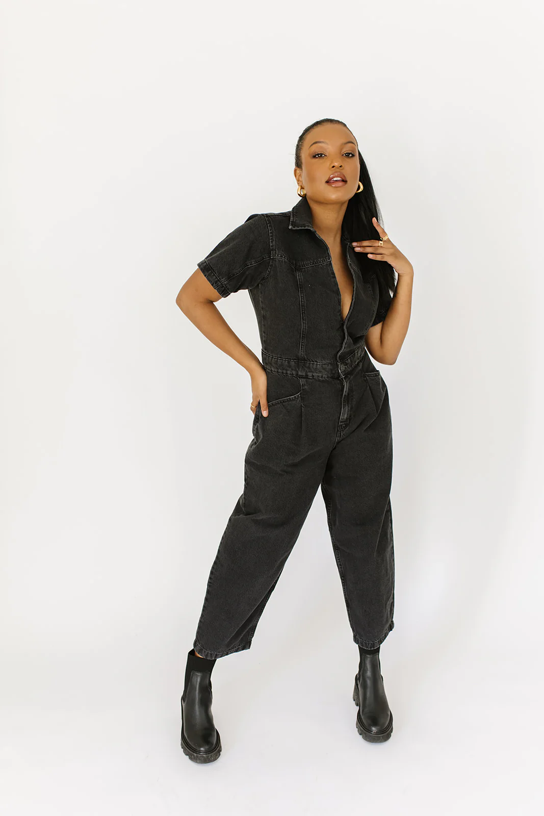 marla trouser jumpsuit // free people - Image 6