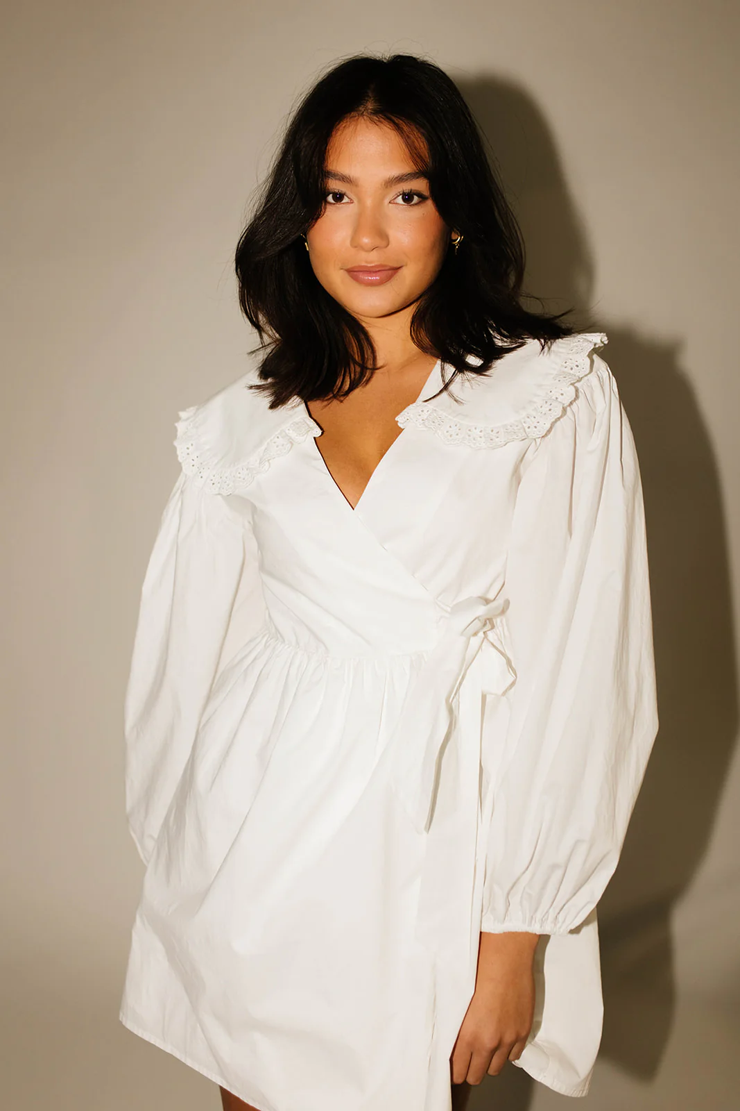 maxwell wrap dress // white *zoco exclusive* - Image 11