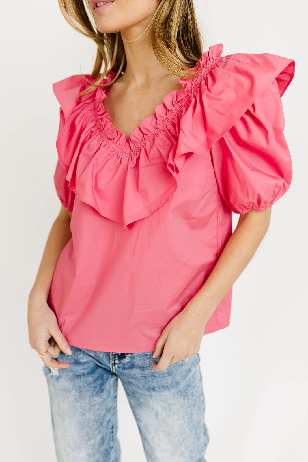 midtown puff sleeve top - Image 6