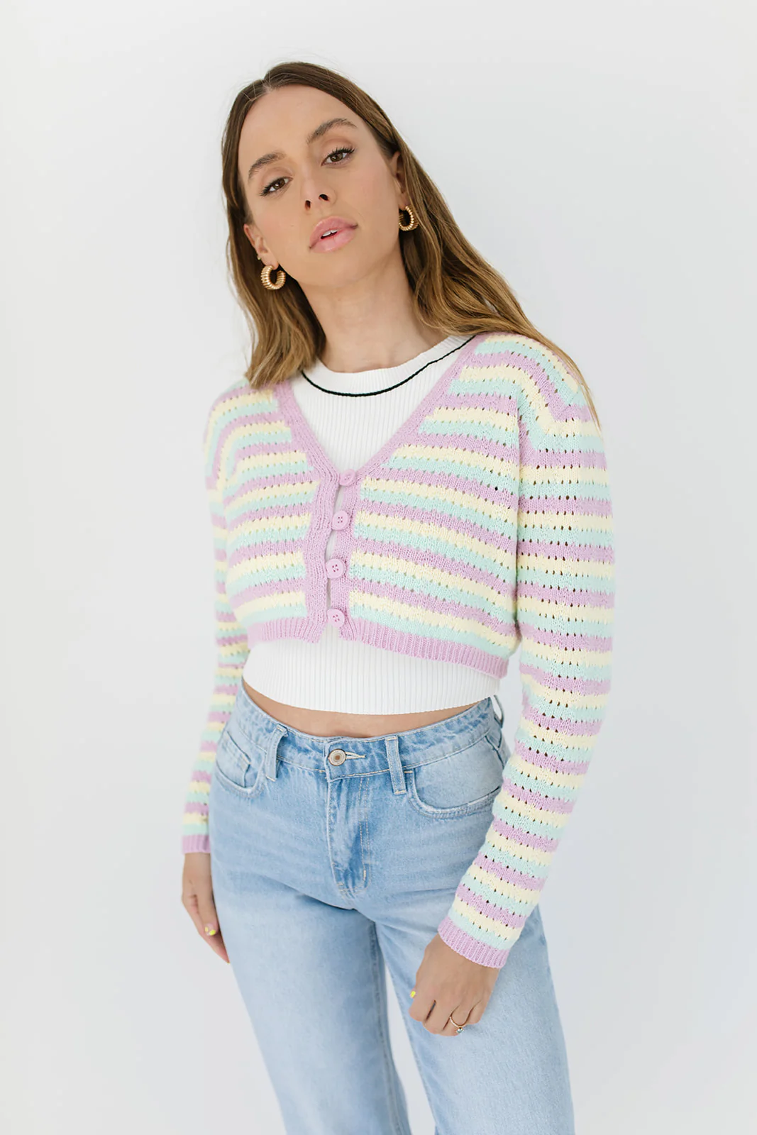 more than friends cardigan - Image 3