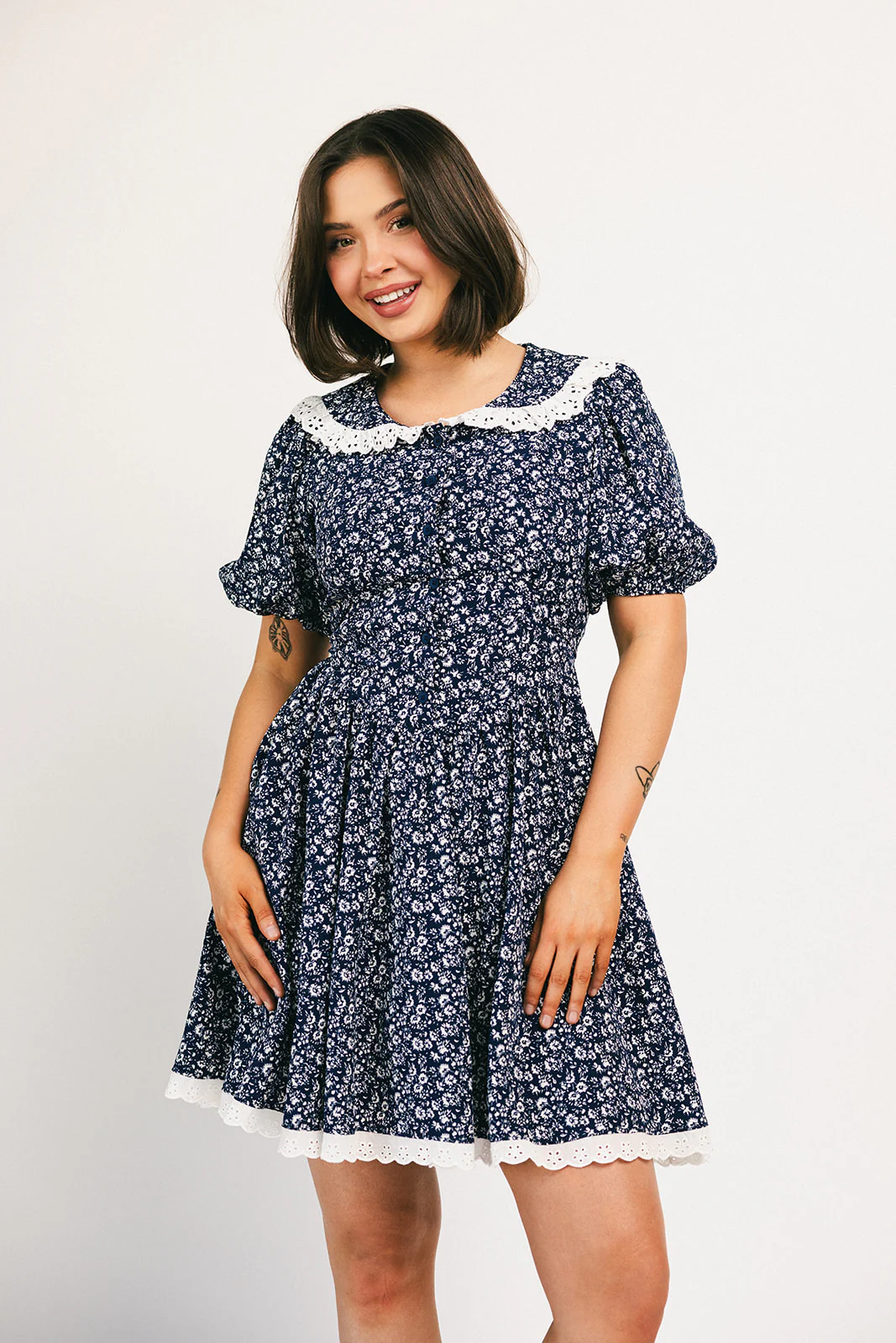 my girl button mini dress - Image 7