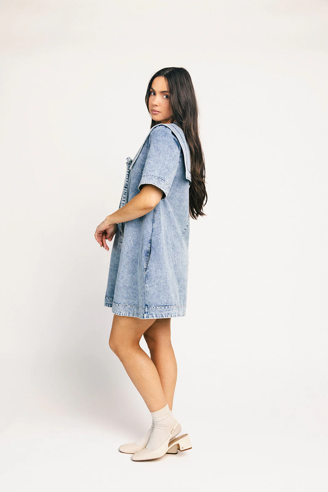 naomi denim dress - Image 4