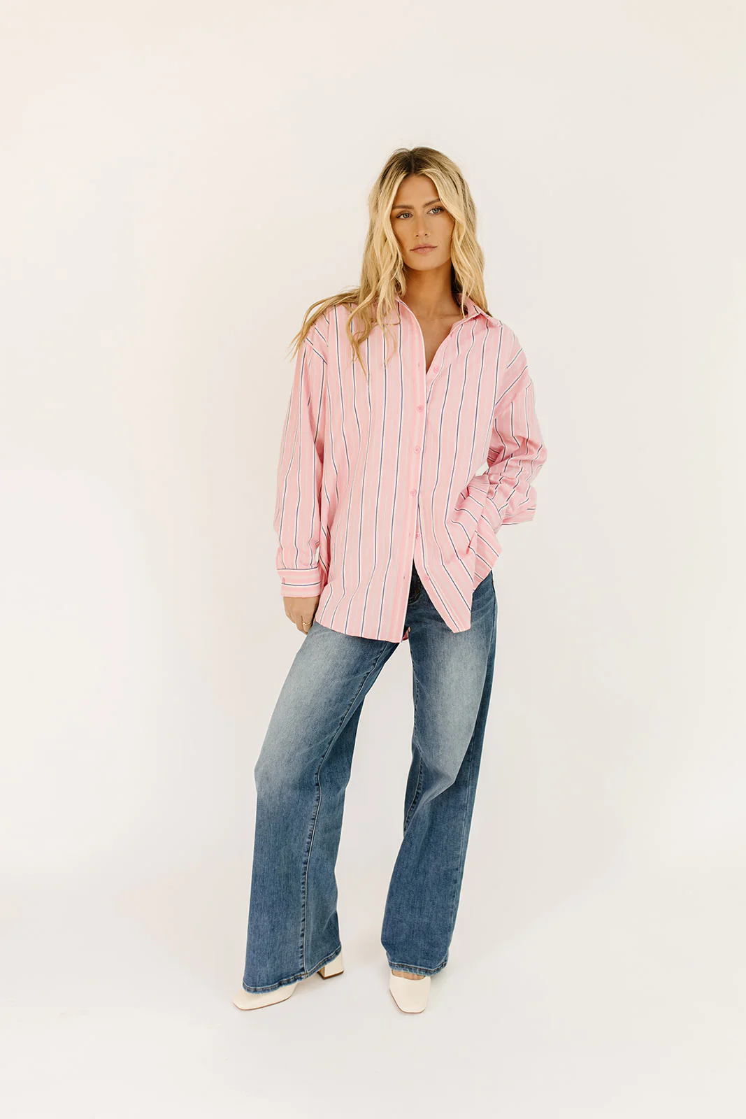 peppermint striped set // pink - Image 22