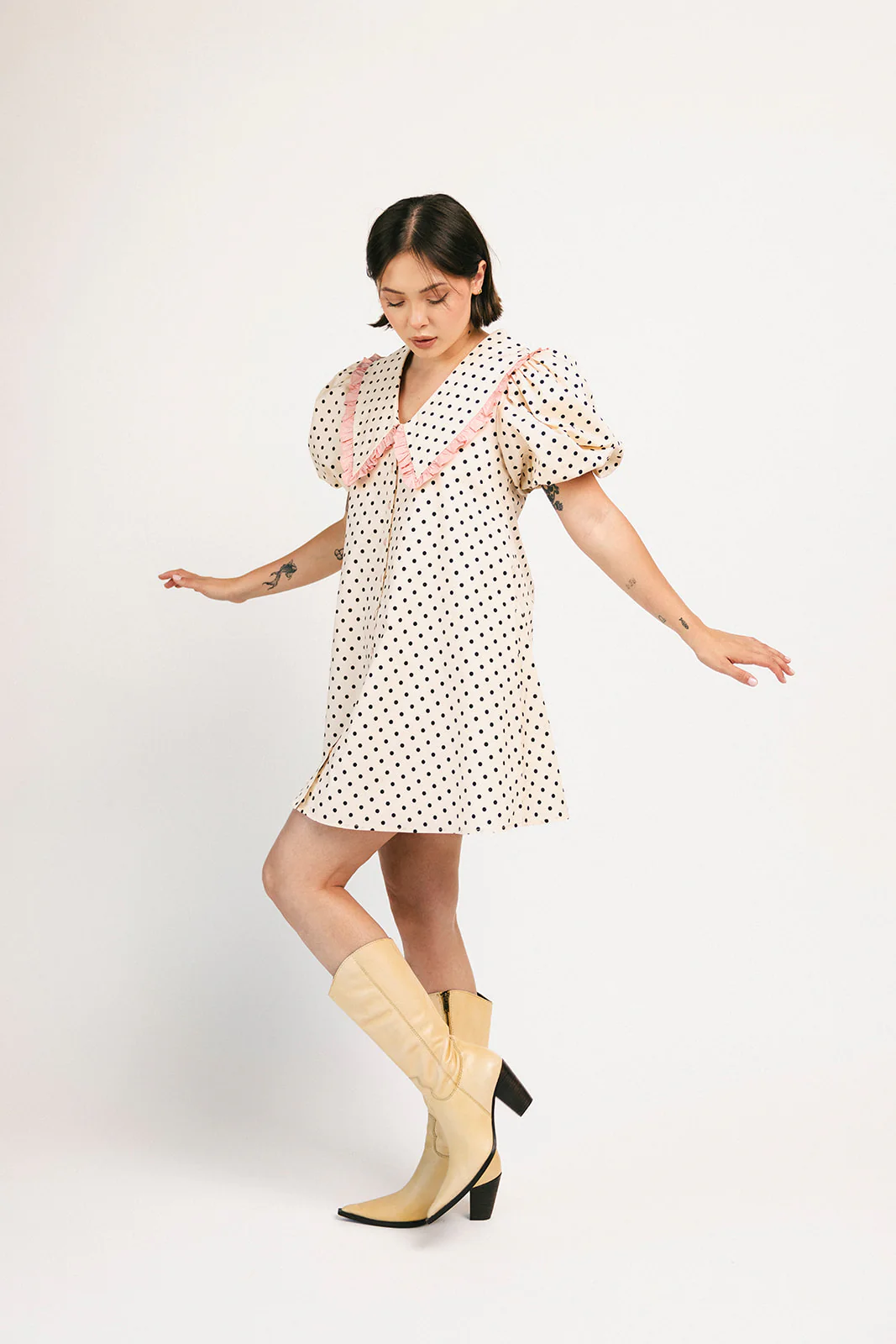 poppy collared dress // polka dot *zoco exclusive* - Image 37