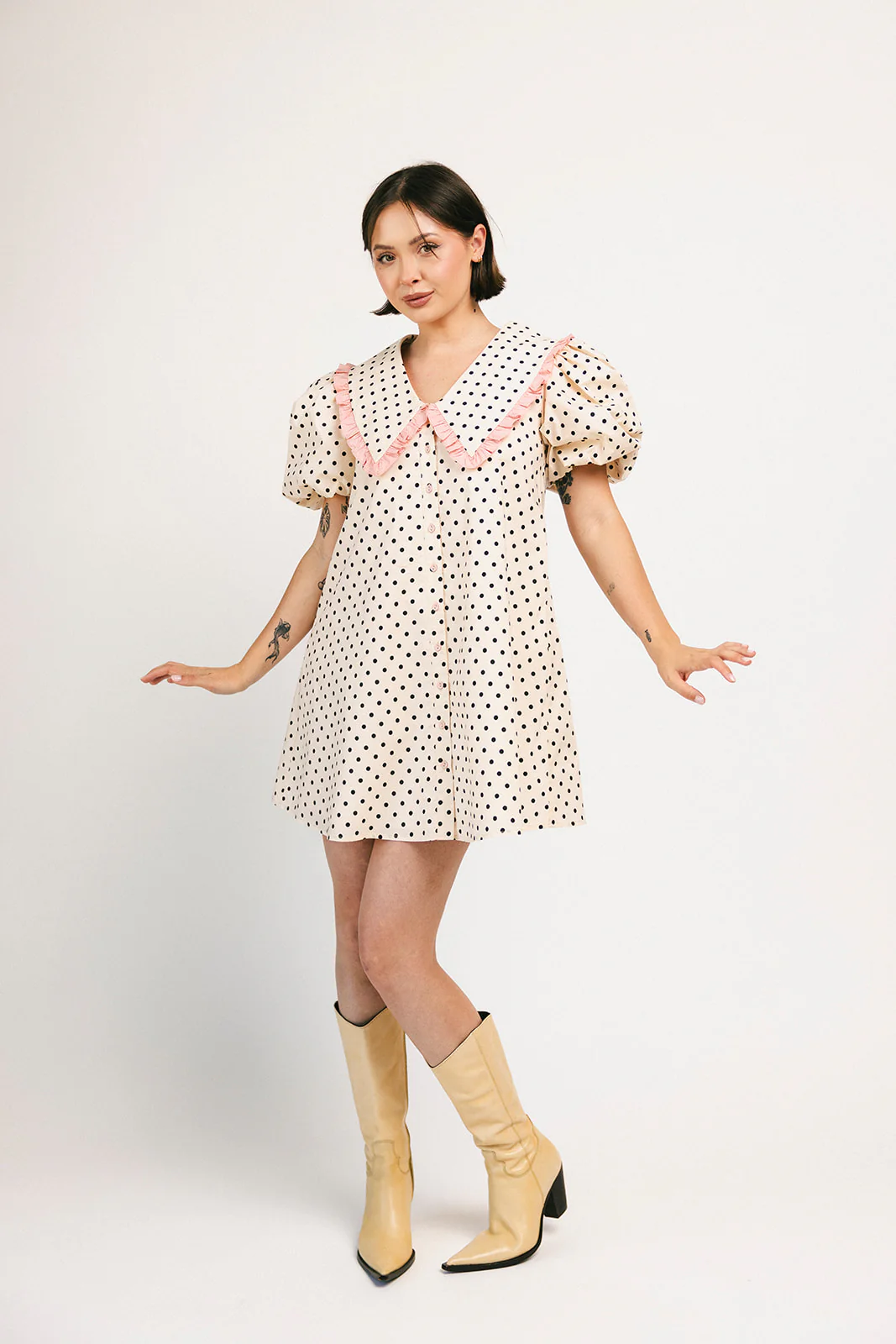 poppy collared dress // polka dot *zoco exclusive* - Image 38