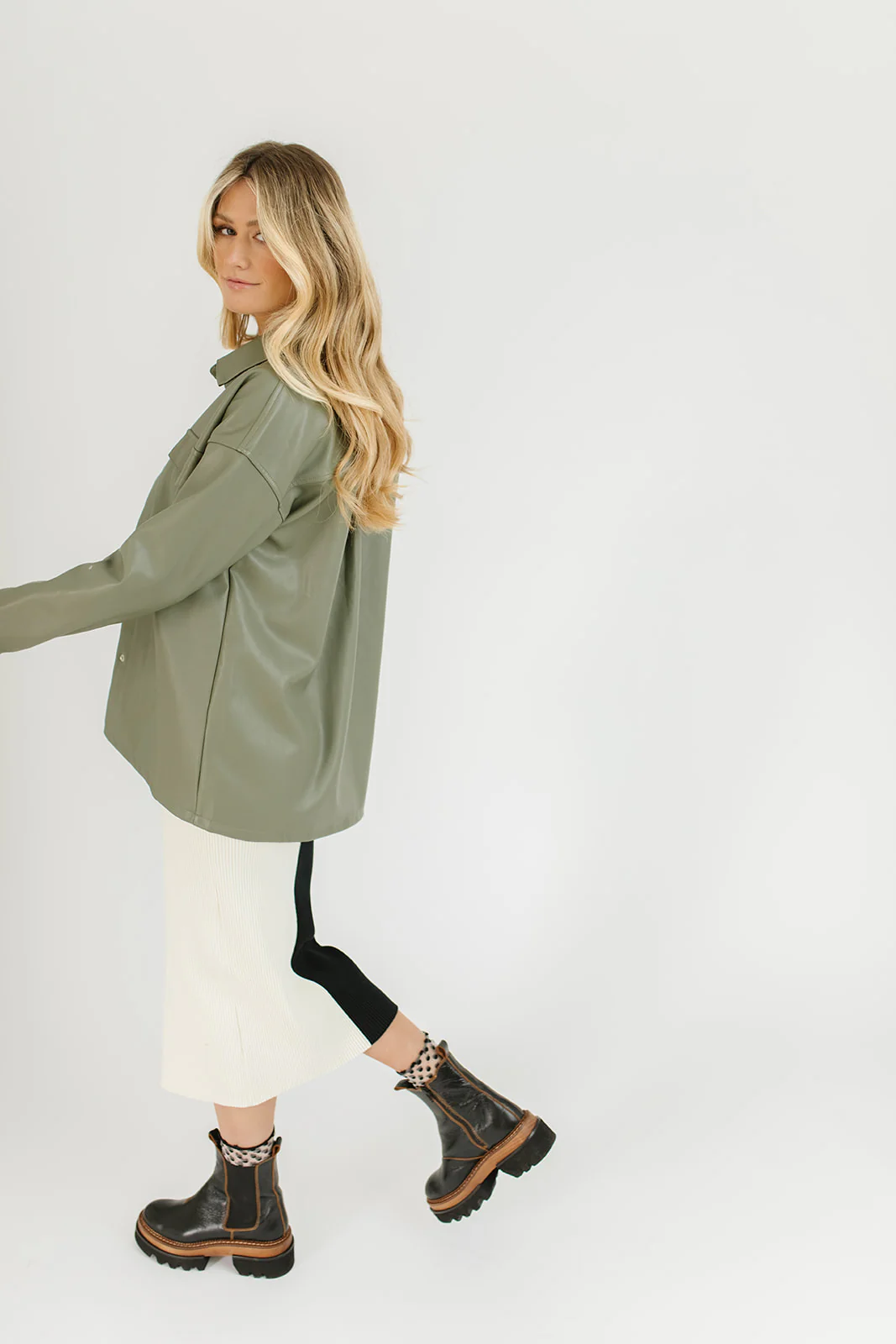 princeton faux leather jacket - Image 11