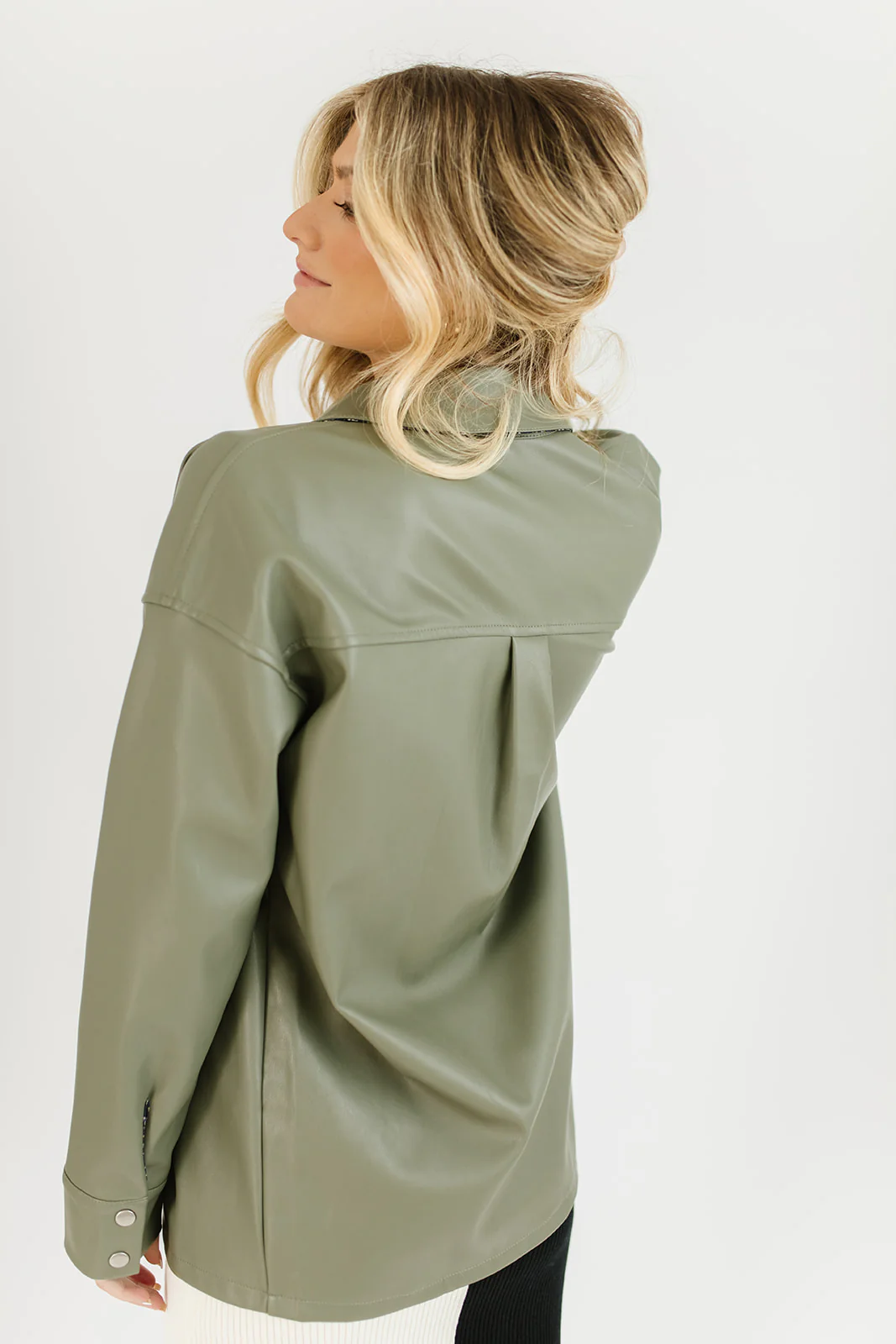 princeton faux leather jacket - Image 13