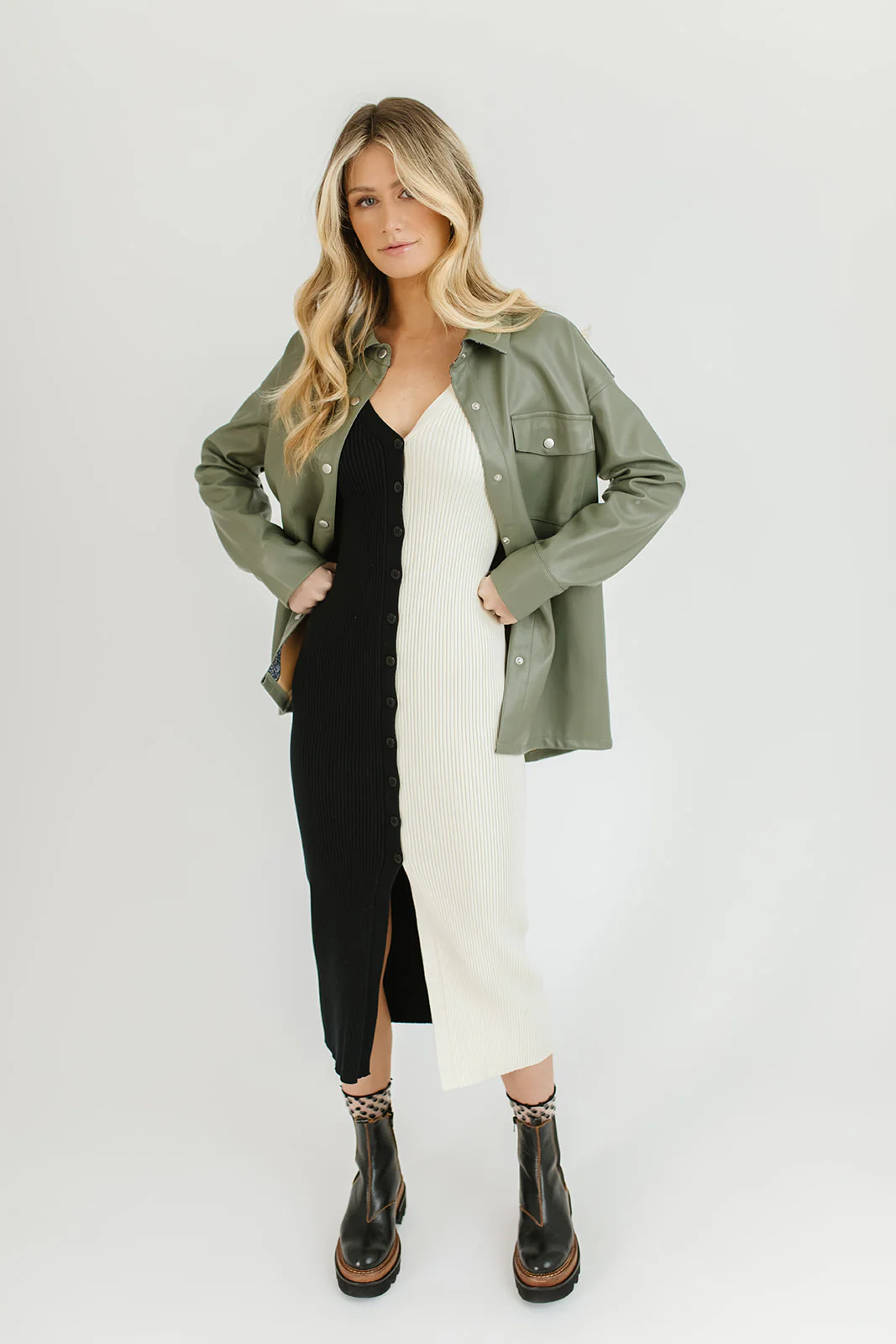 princeton faux leather jacket - Image 3