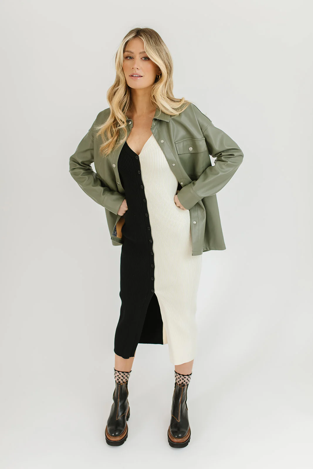 princeton faux leather jacket - Image 4